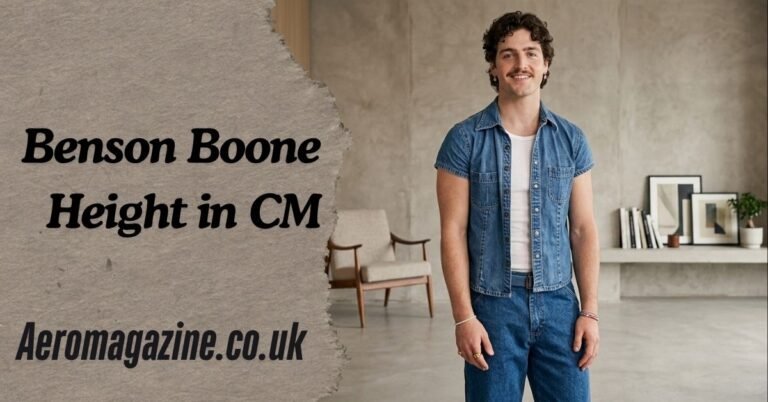 Benson Boone Height in CM